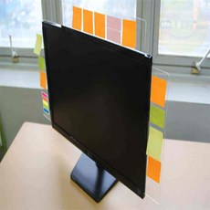 왼스토어 모니터 메모보드 모니터옆메모보드, 흰색