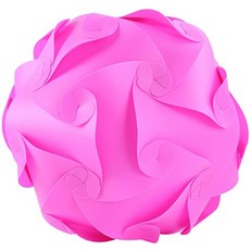 Lightingsky 25.4cm(10인치) IQ 램프 쉐이드 장난감 셀프 DIY 조립 퍼즐 조명 방 장식용 (화이트 M-25.4cm(10인치))