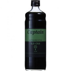 일본 캡틴 빙수 우지 말차 녹차 시럽 600ml 490876, 1