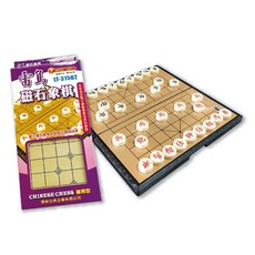 角落文房 旻新 雷鳥磁石象棋 LT-31502，磁吸棋子不易滑動，輕巧便攜，隨時享受對弈樂趣, 1個, 旻新 雷鳥磁石象棋LT-31502