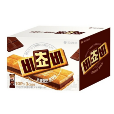 [당일배송] 오리온 비쵸비 코스트코 초코 비스킷 회사 사무실 아이 간식 750g, 1박스