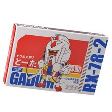 작붕건담 GADUM RX-78-2 사자비 자쿠 뉴건담 4종 세트 태엽 작동 로봇 로보트 피규어, 1개