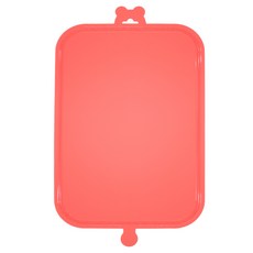 네오실리 국산 프리미엄 실리콘 걸이형 양면 도마, 1개, 코랄핑크