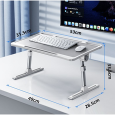 이동식 리프팅 사무용 접이식 높이조절 키보드 받침대 사무실 컴퓨터 리프트 선반 스탠딩, 1 화이트 높이조절/각도조절/설치없음 접이식 수납