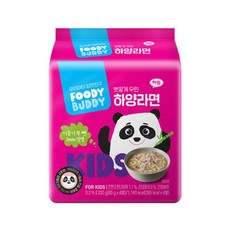 하림 푸디버디 하양라면 4입 x 2 (8개)