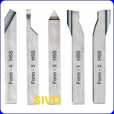 德國迷你魔 PROXXON NO.24550 含鈷高速鋼車刀組 10*10*80mm（5支組）, 1個