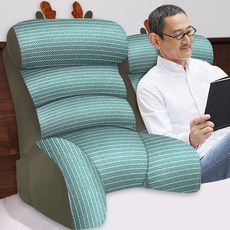 침대 등받이 쿠션 바디필로우형 메모리폼 허리받침 거실용