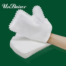 UNBAISER 가정용 다용도 초간편 정전기방지 먼지청소 빨아쓰는 행주 장갑 20매 50매 100매 200매, 20개