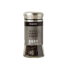 피코크 바로바로 갈아쓰는 신선한 통흑후추 그라인더 65g peacock spice grinder black pepper whole, 2개