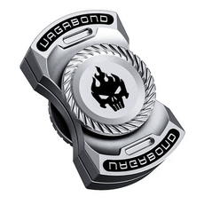 라나야 3-in-1 피젯 스피너 딸깍이 푸쉬 슬라이더 피젯 토이, 실버, 1개