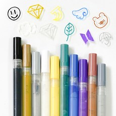 네일 드로잉펜 아트펜 아크릴펜 글라스펜 캐릭터 라인 그리기, 1개, 그린