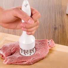 핸디 고기다지기(화이트)/ 스테이크 돈까스 연육기, 1개