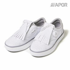 [APGR]여성 천연소가죽 다이얼 골프화 스파이크리스 스크린골프화 파크볼화 TD01