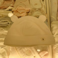 [압소바] #이월상품# 면 100% 귀엽고 깨끗한 아이보리컬러 신생모 @임신 출산신생아선물로 좋아요 @ 우디 60수 신생모 AXC31506 2001아울렛 분당점