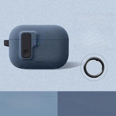 에어팟 프로 케이스 자석 자동 잠금 폰 스탠드 헤드폰 커버 후크, For 3, M. 11105 blue A, 1개