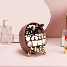 화장품 정리 칸막이 샘플 빗 꽂이 정리대 향수 통, 1개, 화이트