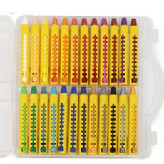 GOFO디자인 레일 크레파스 크레파스12색, 24색