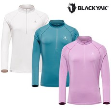 [블랙야크]24년SS 여성용 간절기 반집업 긴팔티 M링트렌집업티 1BYTSS4503