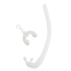 日本 HeleiWaho 自潛 自由潛水 軟式 呼吸管 全矽膠 折疊式 可捲式呼吸管 方便收納 潛水 現貨, CL 透明