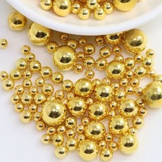 실버볼(은구슬) 골드볼(금구슬) / 순은볼 -(3mm 4mm 5mm 6mm 8mm), 1개, 골드볼 4mm