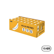 매일유업 바나나는 원래 하얗다 바나나우유 190ml 24팩, 360개