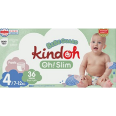 킨도 프리미엄 오슬림 베베가드 팬티형 기저귀 남녀공용 4단계, 72매