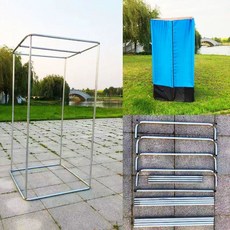 휴대용 샤워 부스 야외 간이 탈의실 텐트 이동식 농막, 1개, 기본 색상