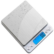 쇼그램 0.1g 초정밀 베이킹 계량 가정용 3kg 전자 주방저울, 1개, 스텐no1