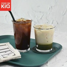 키오 믹싱 언더락 텀블러 유리컵 담아보리 주스컵 글라스홈카페