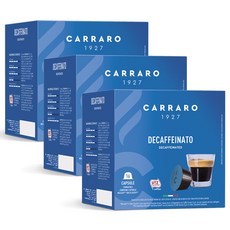 카페까라로 호환캡슐 디카페인 캡슐커피, 7g, 16개입, 3개