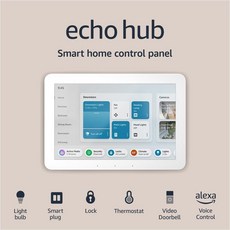 【竭力萊姆】Amazon Echo Hub 8吋 Alexa 智慧家庭控制面板 智慧家電中控, 1個