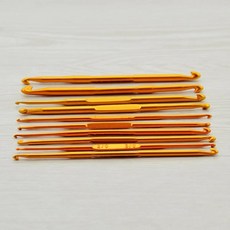 알루미늄 크로셰 바늘 뜨개질 바느질 도구, 1개