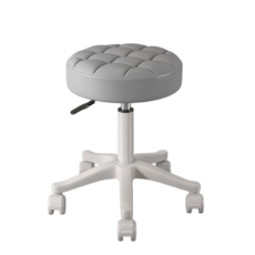 회전식 리프트 바 의자 바퀴가 달려 있어 이동이 편리하며 가정용 의자, 1개, 회색