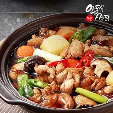 [춘천닭갈비]국내산 닭으로 만든 안동식 순살찜닭 1kg, 없음, 1개