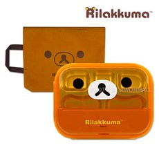 리락쿠마 가방 멀티 스텐식판도시락-브라운, 단품