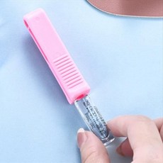 에이홈즈 화장품 플라스틱 집게형 바이알 오프너 간편한 유리 따개 앰플 병원 손비임방지, 1개, 랜덤