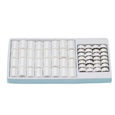 한현 소형 재봉틀 봉제사 실 60종, 1개, 흰색