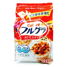 Calbee 陽光水果麥片 1000g, 1kg, 1個