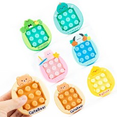 뽁뽁 푸쉬팝 키링 3000 버블팝 푸시팝 팝잇, 상세페이지 참조, 1개