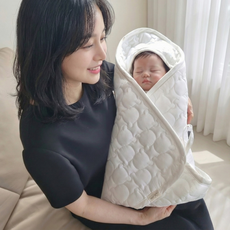 아이레빗 신생아 순면 곰 누빔 겉싸개 가을 겨울 봄 용 겉싸보 이불 아기 출산선물 용품