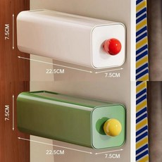 벽걸이 양말 팬티 수납함 디스펜서 공간 절약 정리함 옷장 캐비닛 침실 속옷, 색상: 14. White Green