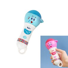 [아페페] 언어발달 소리 녹음 동요 마이크 놀이 세트 감성발달 노래방완구 KR7864 노래방장난감 마이크장난감, 1개