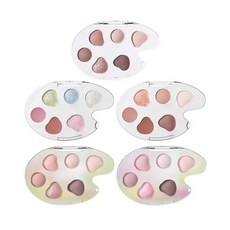 BBIA 多樣色彩組合 持久服貼精緻眼妝 新手適用, 眼唇腮紅萬用盤 02 WISH, 1個