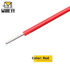 단단한 구리 와이어 단일 코어 주석 도금 케이블 전기 연장 코드 Pvc 전원 공급 장치 전자, 05 20 AWG, 02 UL1007-Red-Hard, 13 10m
