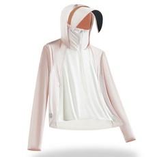 黑膠防曬衣女冰皮原紗防紫外線UPF50+可拆卸大帽檐短款防曬衣