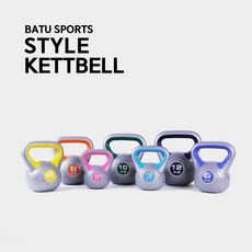 스타일케틀벨, 혼합색상, 3kg, 1개