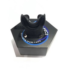 台南實體店-裝備租客 Junior Scuba 咬嘴 二級頭咬嘴, 黑色(含束帶), 1個