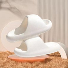 자칠자칠여성 발편한 푹신한 커플 사무실 4cm 슬리퍼
