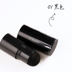 [庶務客] 頭髮補色膏 髮際線膏 髮際線粉 髮際線修容 局部修飾 韓國大創, 1個, MODA髮粉 01 黑色
