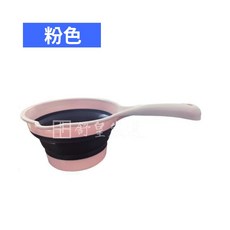 撞色折疊水瓢, 粉色, 1個